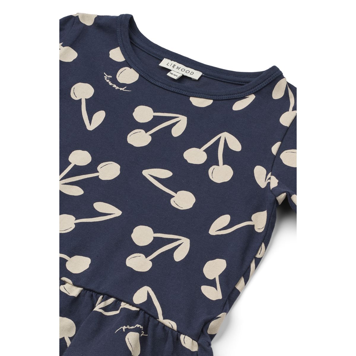 Liewood - T-shirt manica lunga Margin - Cherry Blossom / Classic Navy