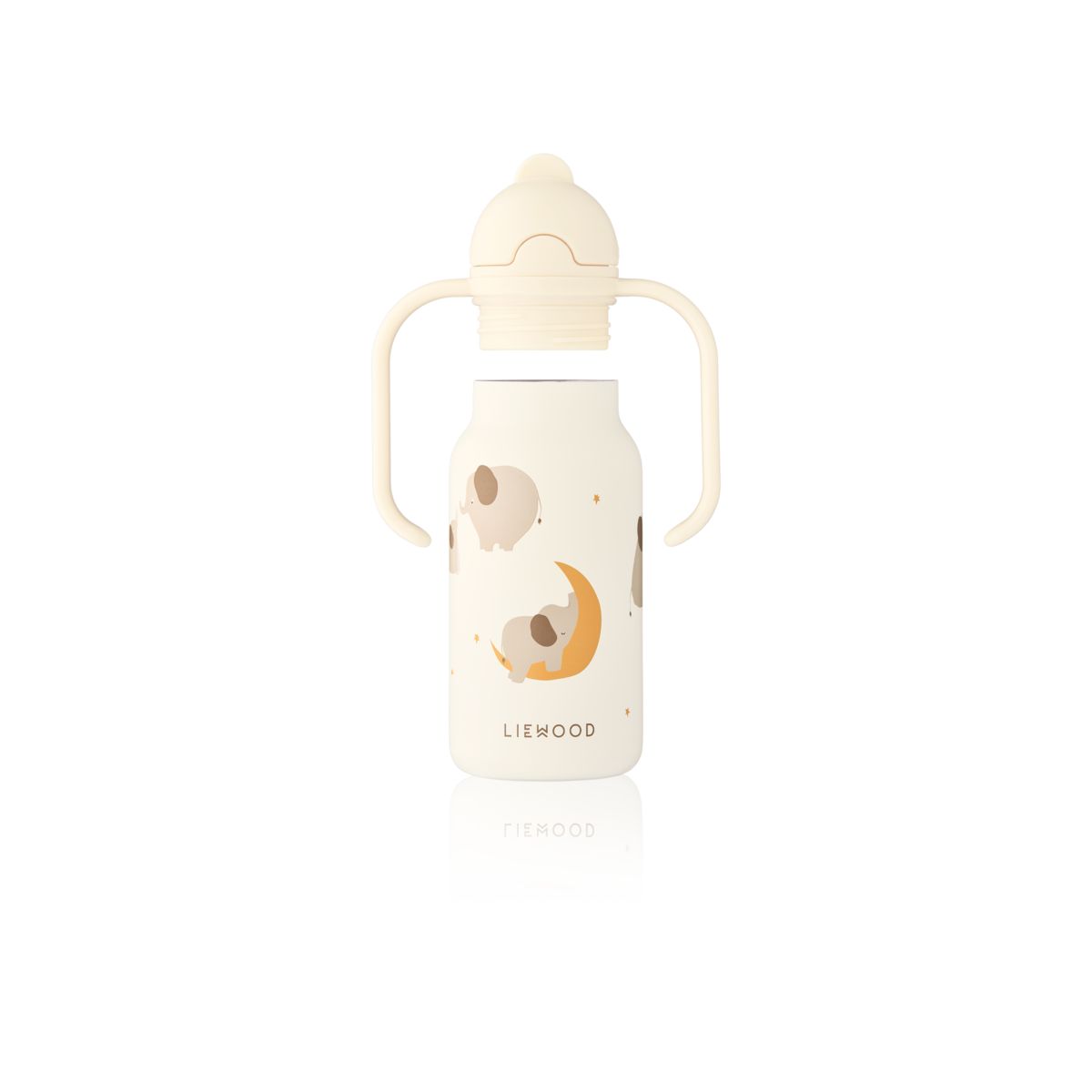 Kimmie Water Bottle - Elephant/Creme de la Creme 250 ml