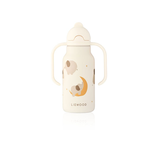 Kimmie Water Bottle - Elephant/Creme de la Creme 250 ml