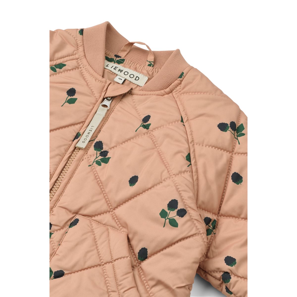 Liewood - Giacca termica Zella - Berry / Pale Tuscany / Embroidery