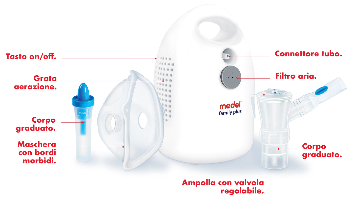 Aerosol Family Plus con Doccia Nasale