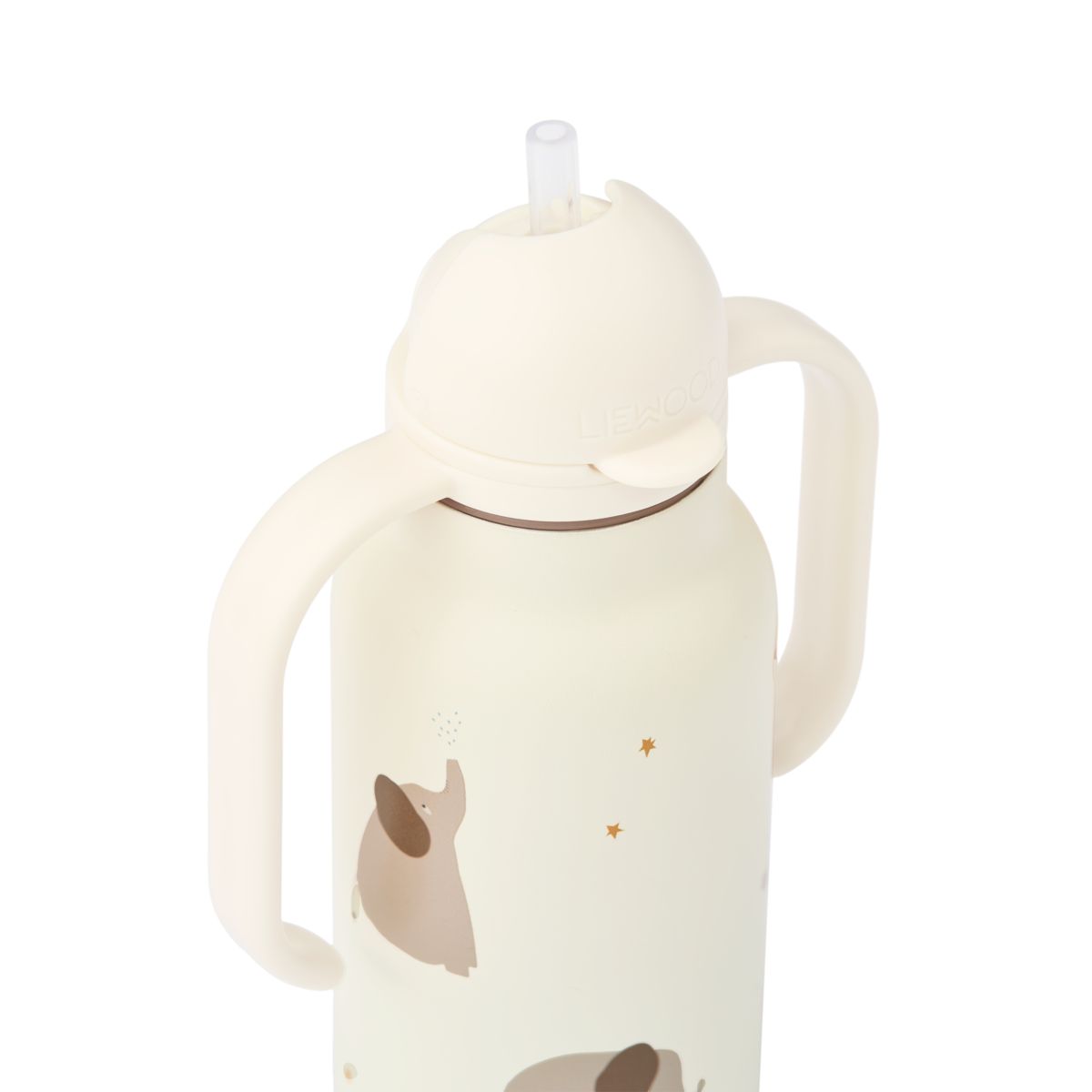Kimmie Water Bottle - Elephant/Creme de la Creme 250 ml