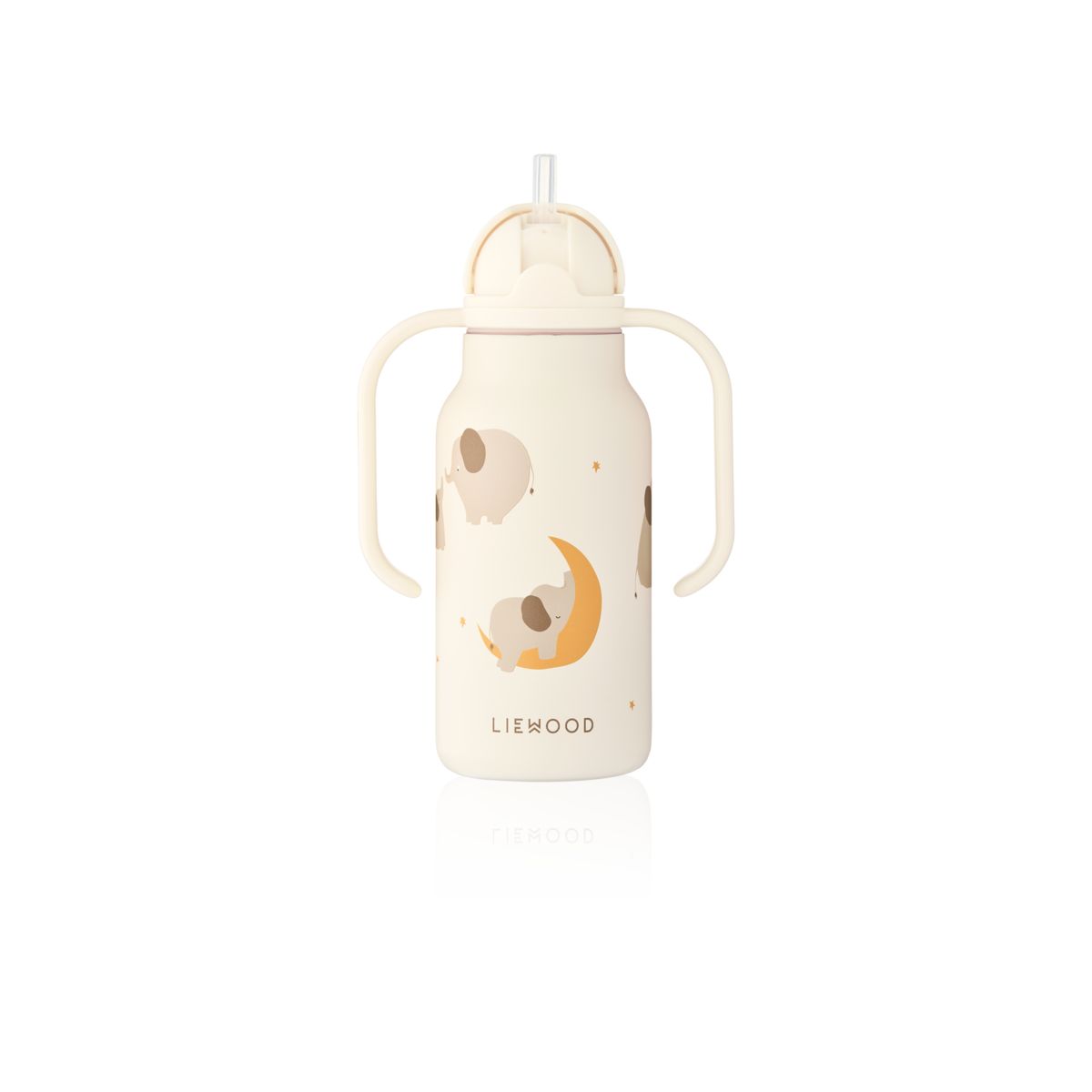 Kimmie Water Bottle - Elephant/Creme de la Creme 250 ml