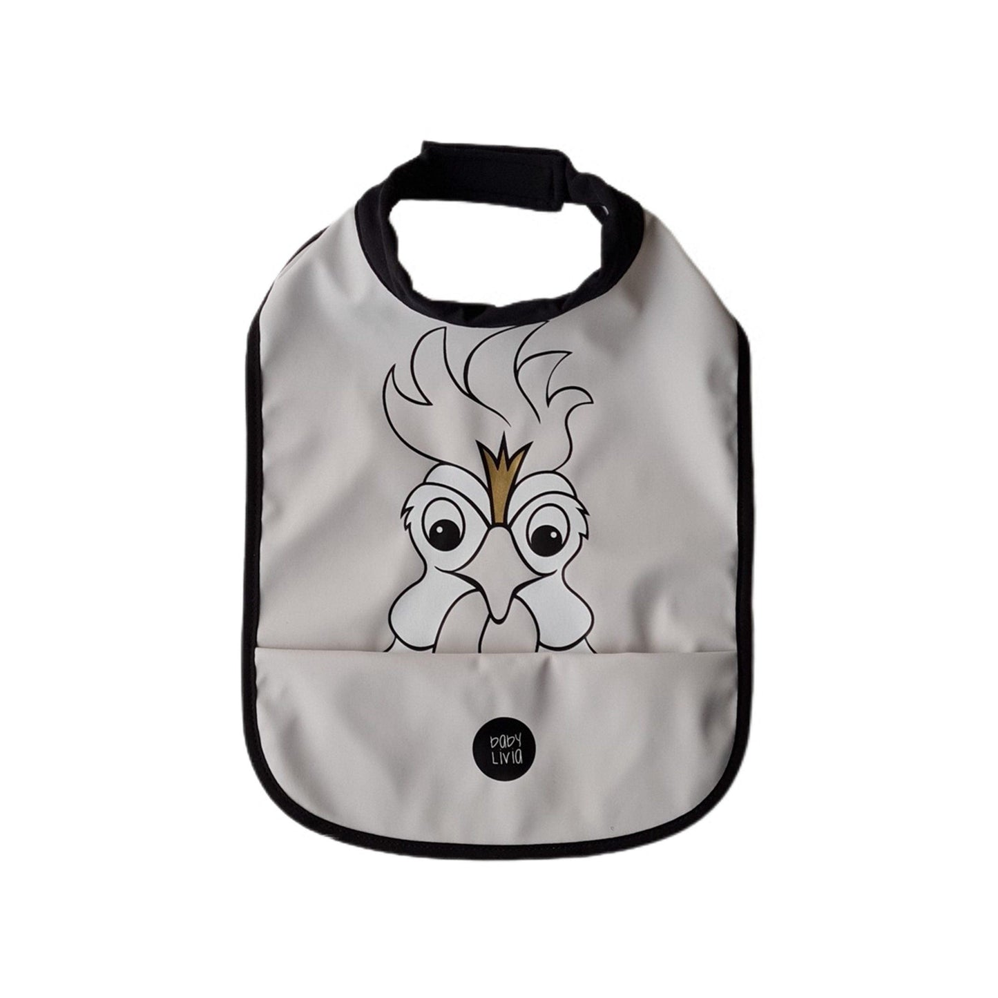 Baby Livia - Bavaglia impermeabile Gallo - Nani&S di Enza Tramontana