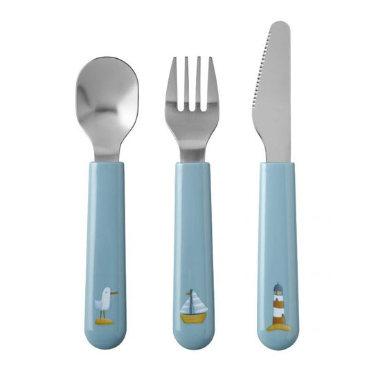 Little Dutch - Set di posate 3 pz "Sailor Bay"
