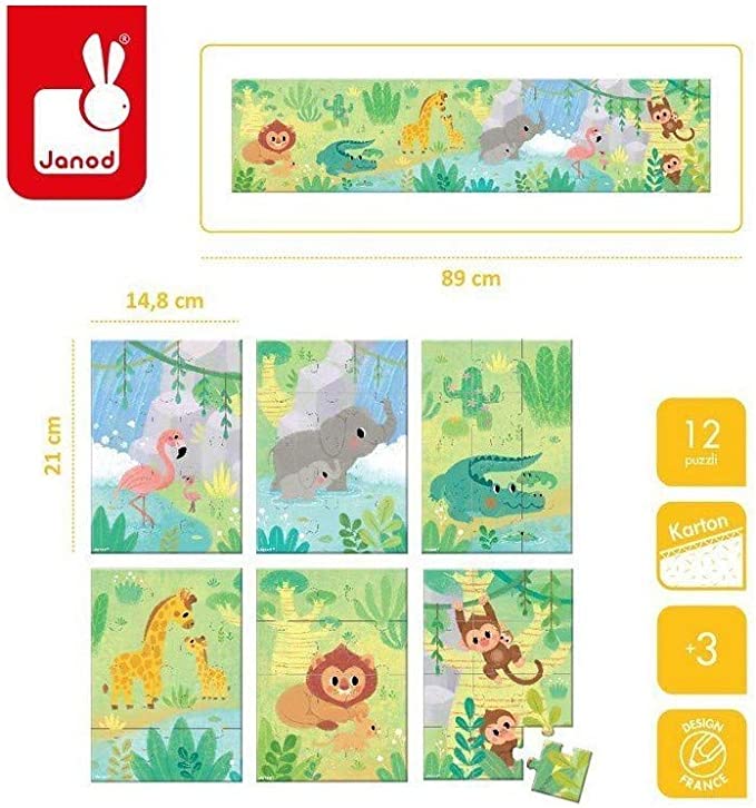 Janod – Taschenpuzzle zum Sammeln