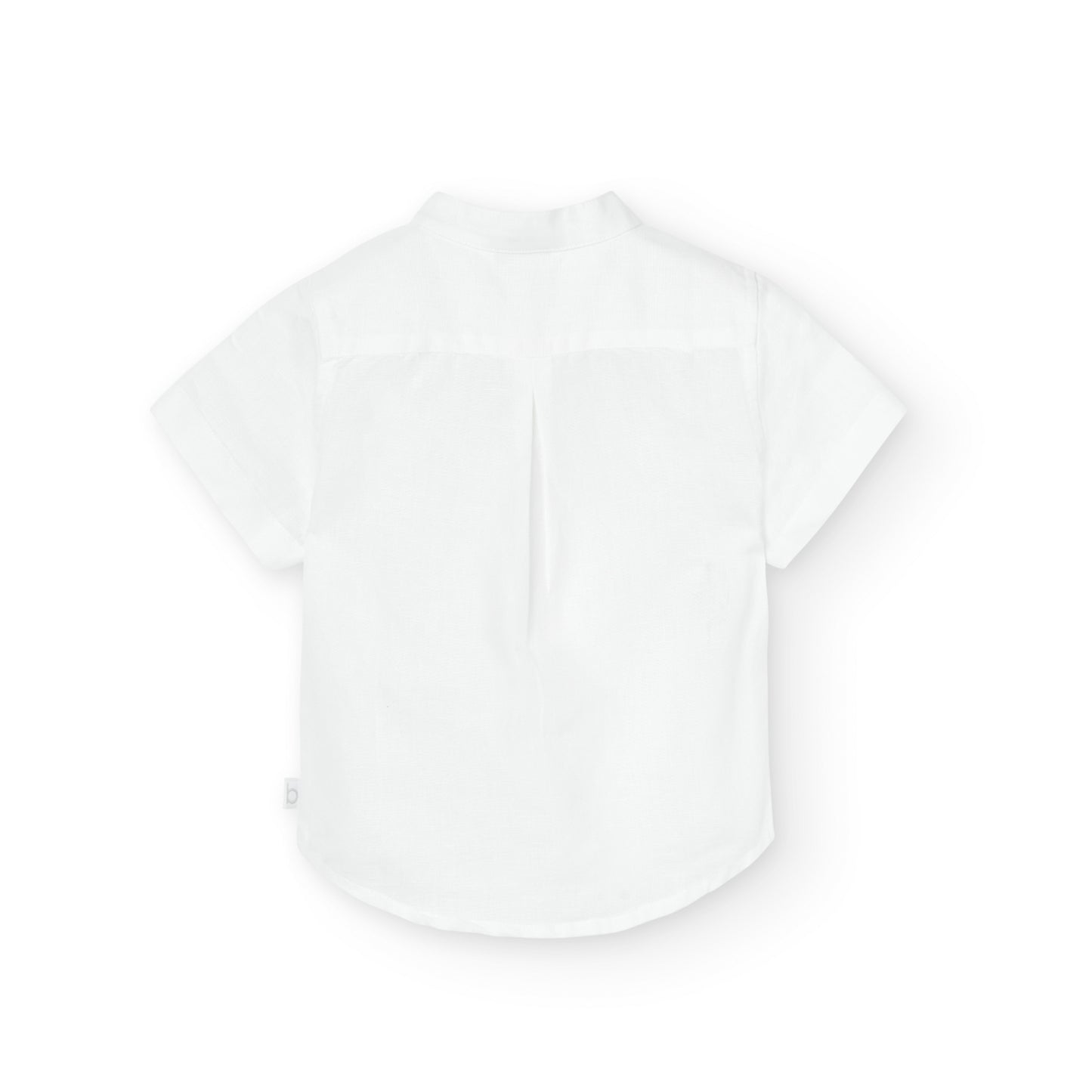 Boboli - Camicia bianca di lino manica corta