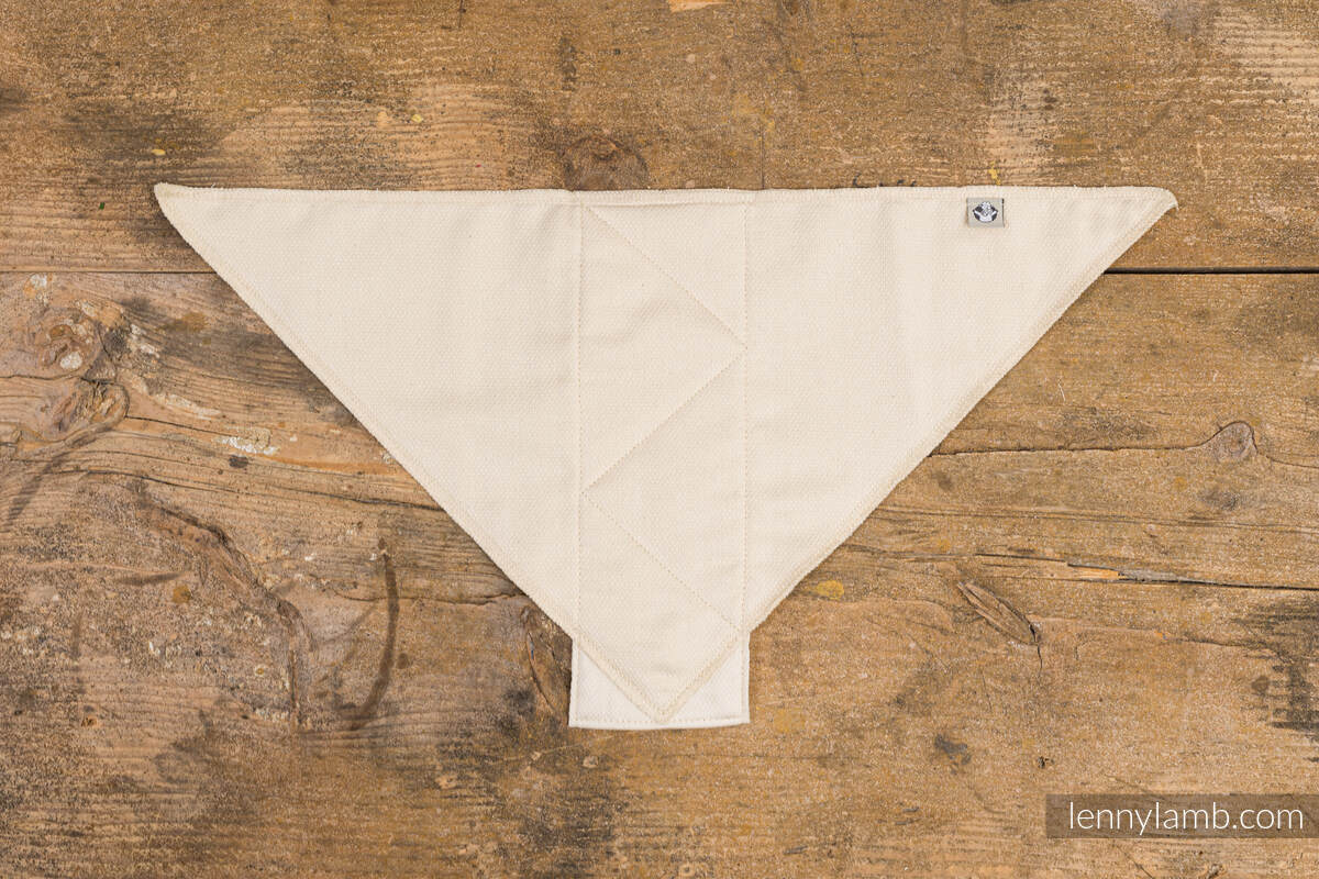 Lenny lamb - set di pannolini lavabili- Herringbone Natural & Brown & Black Stripes MOS