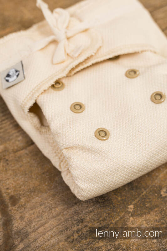 Lenny lamb - set di pannolini lavabili- Herringbone Green Pea & Fresh Mint- NB-New Born