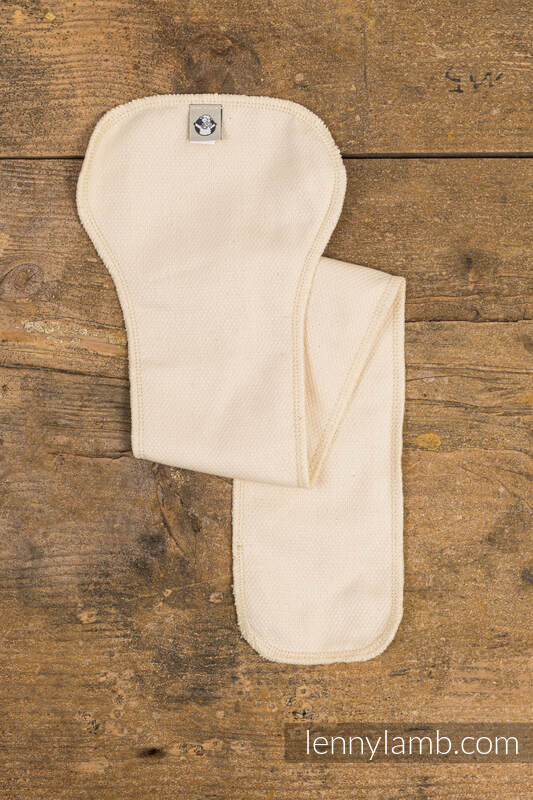 Lenny lamb - set di pannolini lavabili- Herringbone Natural & Brown & Black Stripes MOS