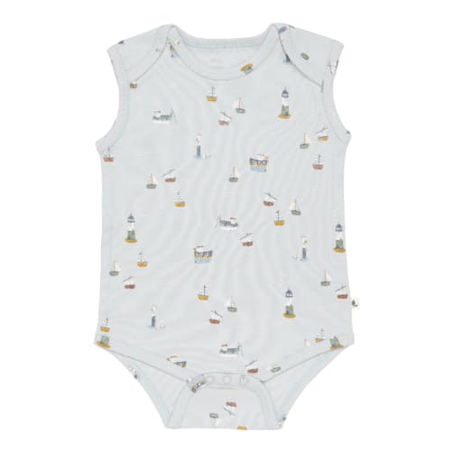 Little Dutch - Body senza maniche "Sailor Bay" Blue 50/56