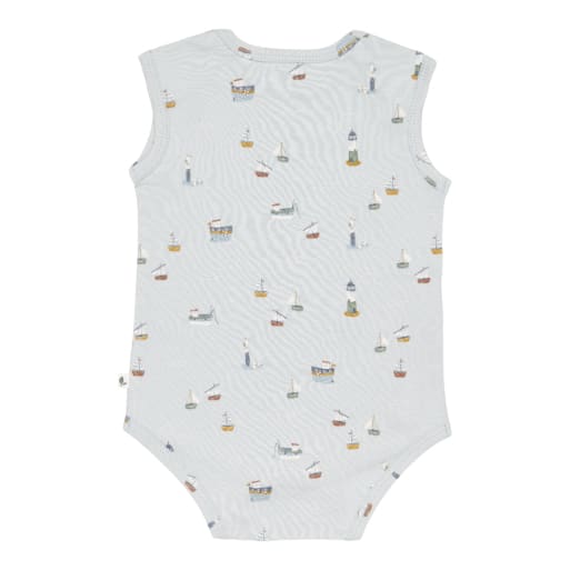 Little Dutch - Body senza maniche "Sailor Bay" Blue 50/56