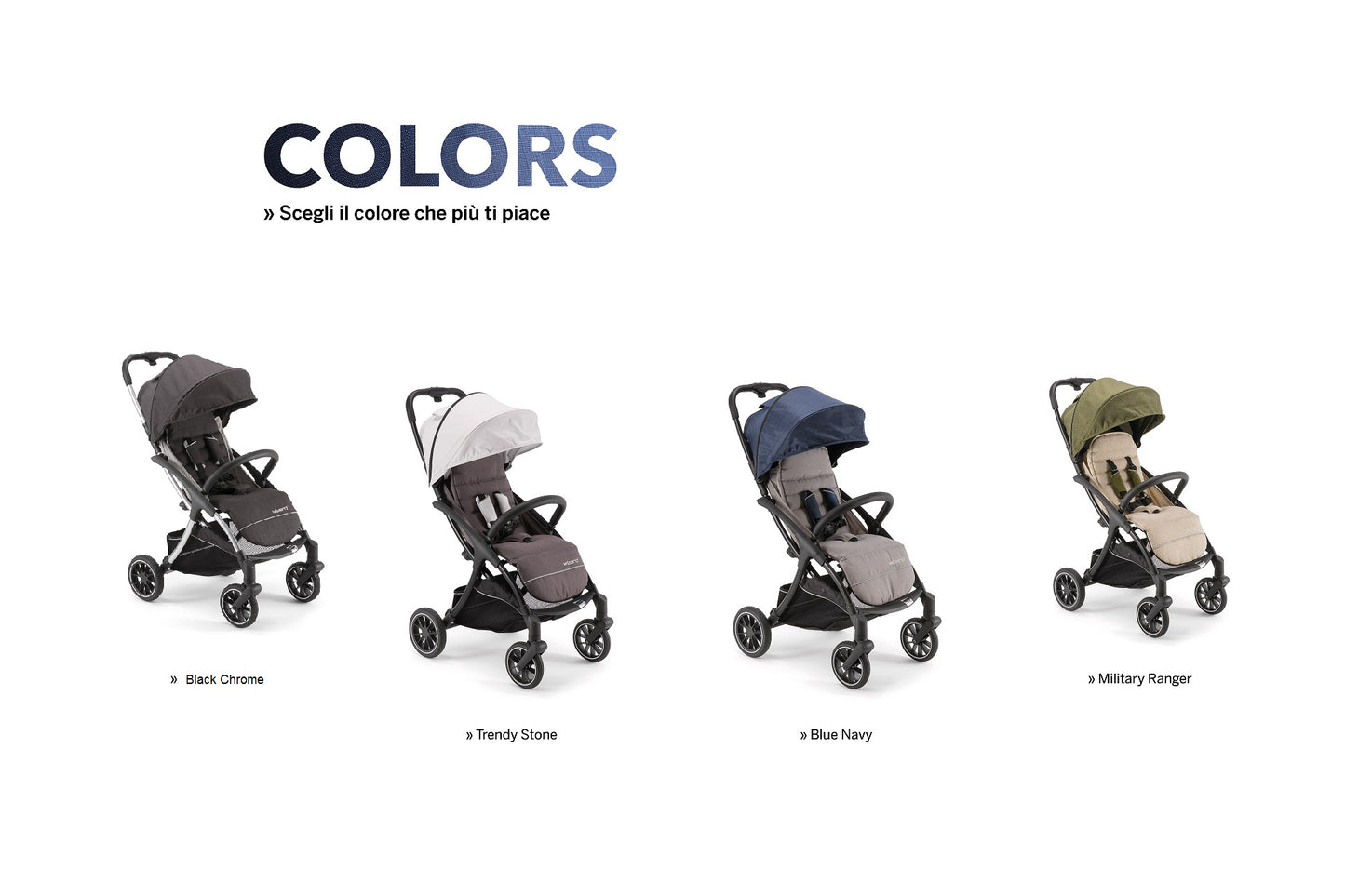 Passeggino Pali Wizard Blu/gray