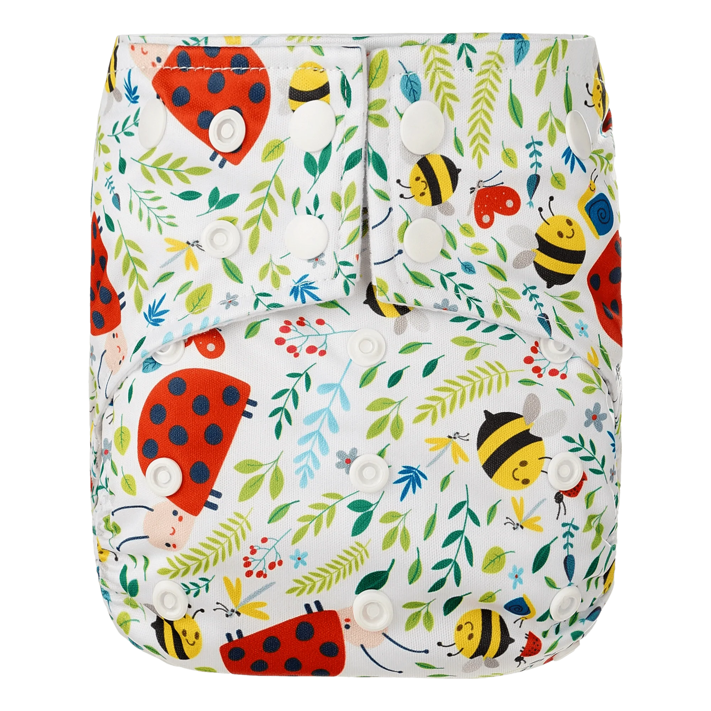 Happy bear - Pannolino lavabile Pocket "Coccinelle"