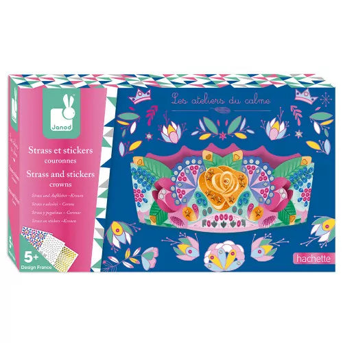 Janod - Strasssteine und Aufkleber „Kronen“
