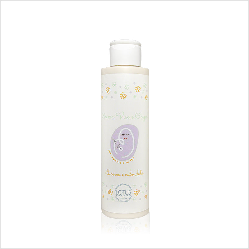 Lotus Pharma - Crema Viso e Corpo, Albicocca e Calendula 150ml