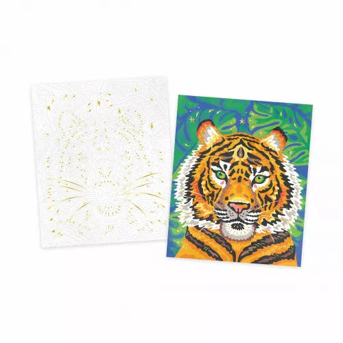 Janod - Malen nach Zahlen Aquarell „Felines“