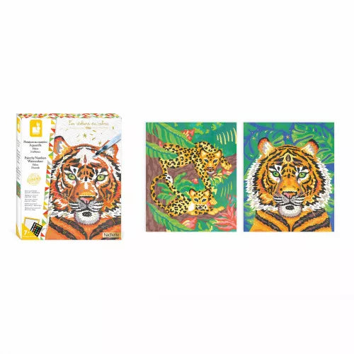 Janod - Malen nach Zahlen Aquarell „Felines“