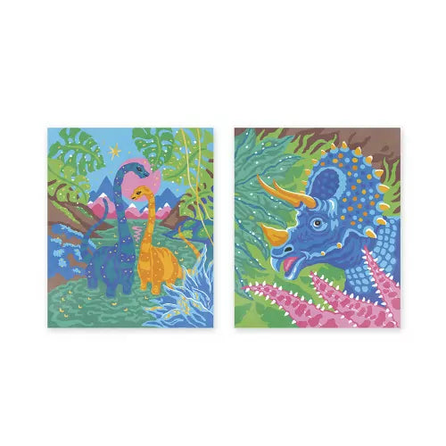 Janod - Malen nach Zahlen Aquarell „Dinosaurier“