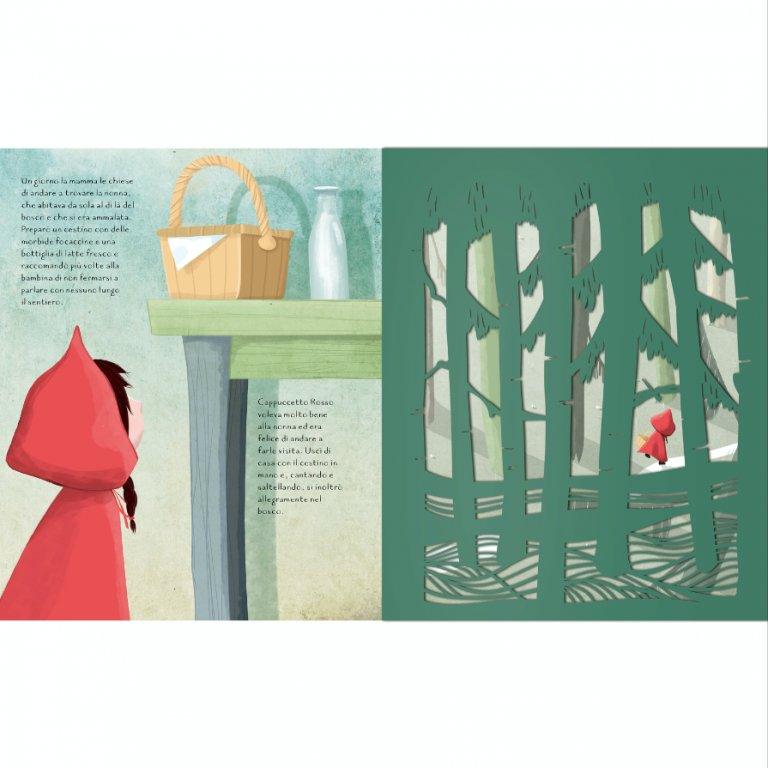 cappuccetto rosso - libro illustrato e intagliato - Nani&S di Enza Tramontana