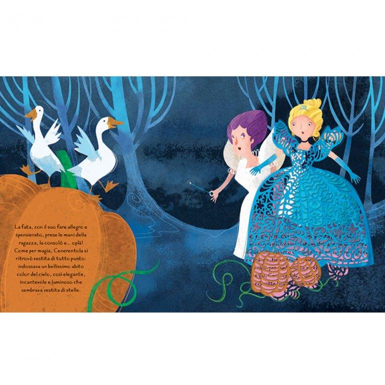 Cenerentola - libro illustrato e intagliato - Nani&S di Enza Tramontana
