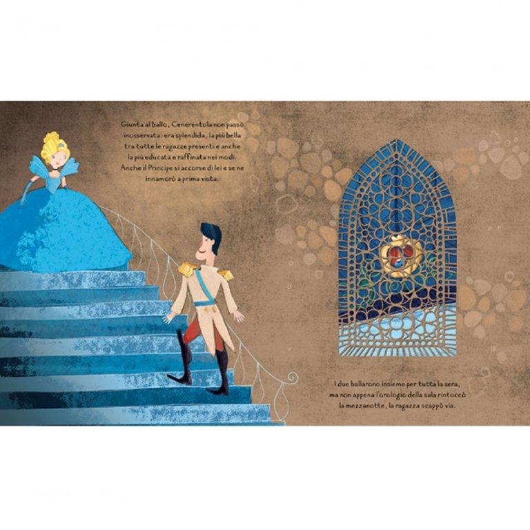 Cenerentola - libro illustrato e intagliato - Nani&S di Enza Tramontana