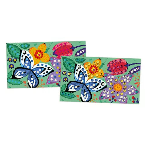 Janod - Paillettes da incollare "Giardino meraviglioso"