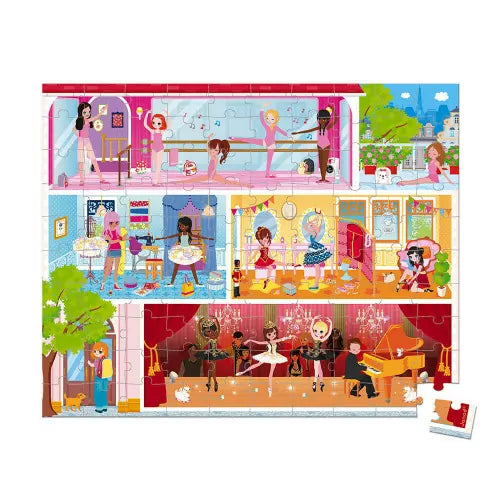 Janod - Puzzle „Tanzakademie“ – 100 Teile
