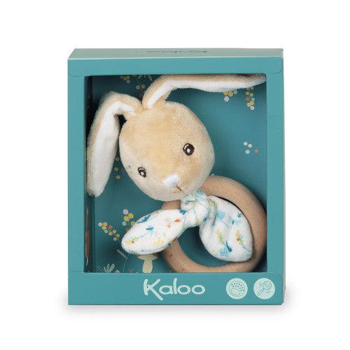 KALOO - Beißring „Justin the Bunny“ – Holz