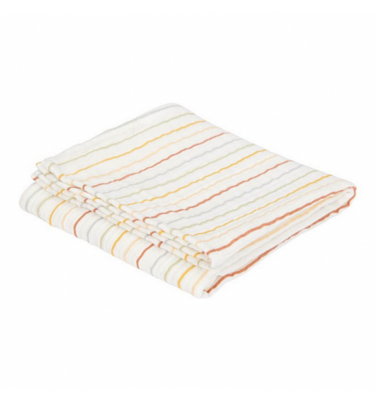 Little Dutch - Mussole 120x120 Vintage sunny stripes
