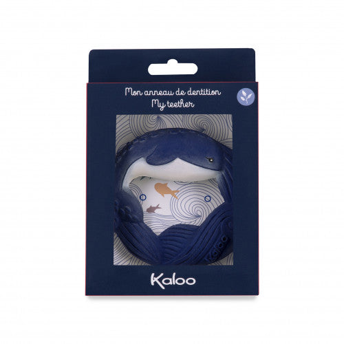 KALOO - Anello da dentizione in gomma naturale "Balena"