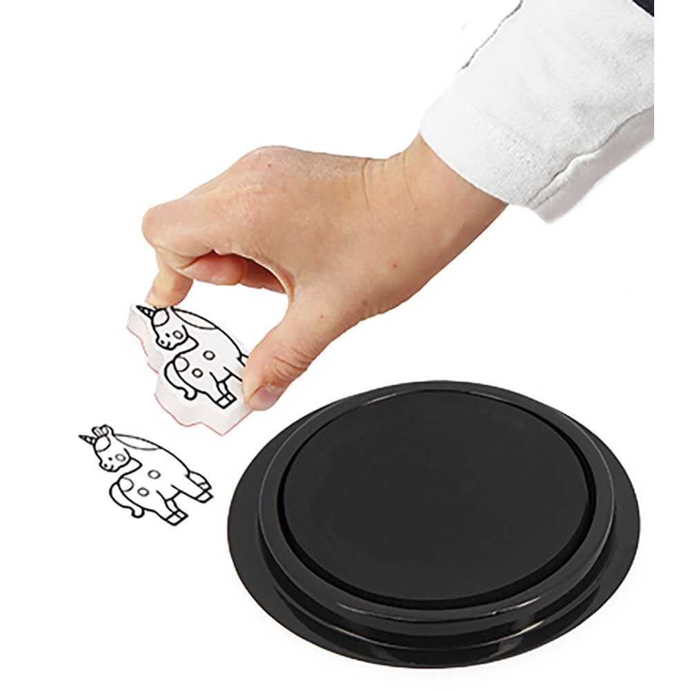 Janod - Einhorn-Schablone - 15 Stempel