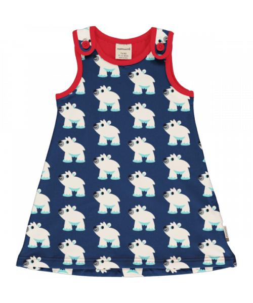 Maxomorra - Abito a manica a giro Orso polare - Nani&S di Enza Tramontana