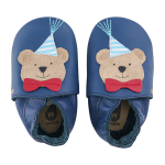 Bobux - Soft Sole Party Bear Navy