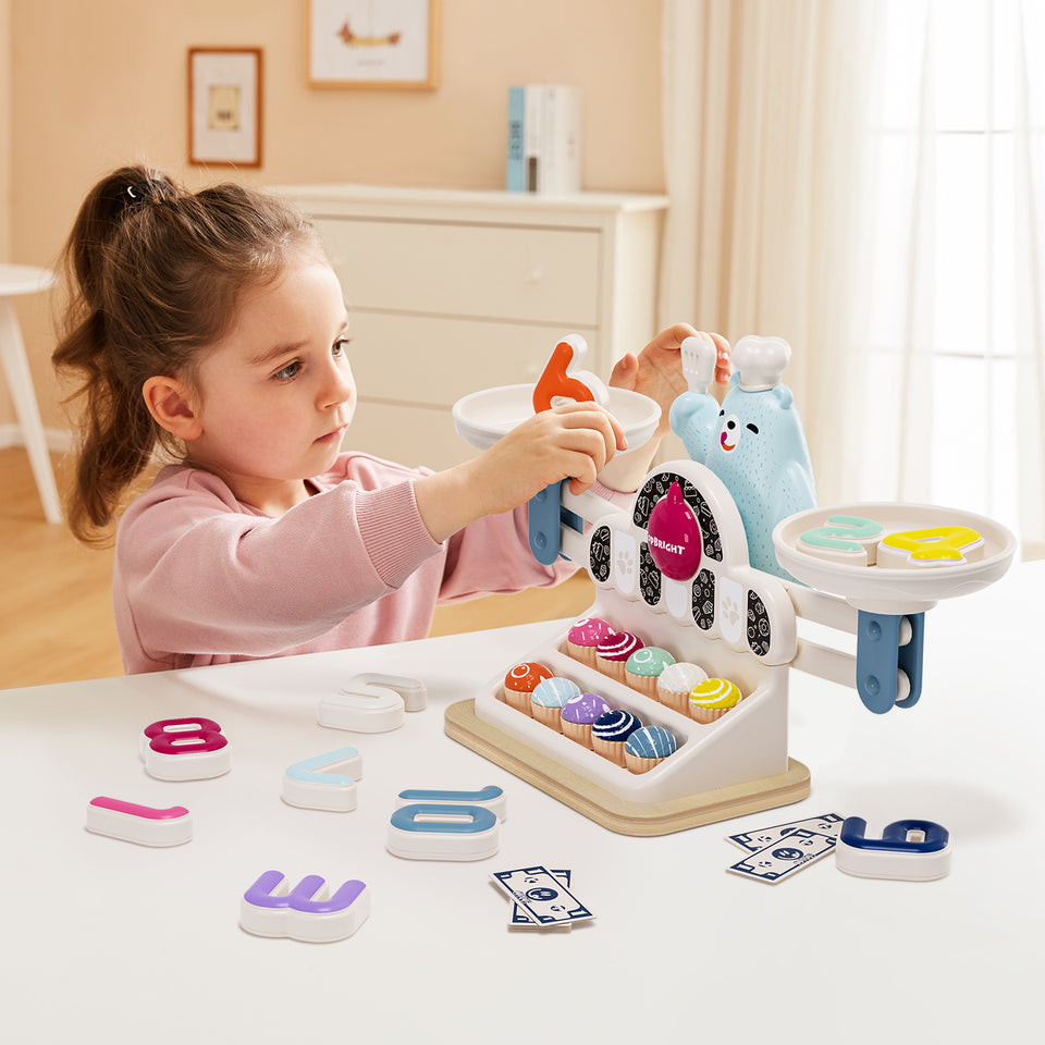 TopBright - Gioco educativo Bilancia Yummy Bear