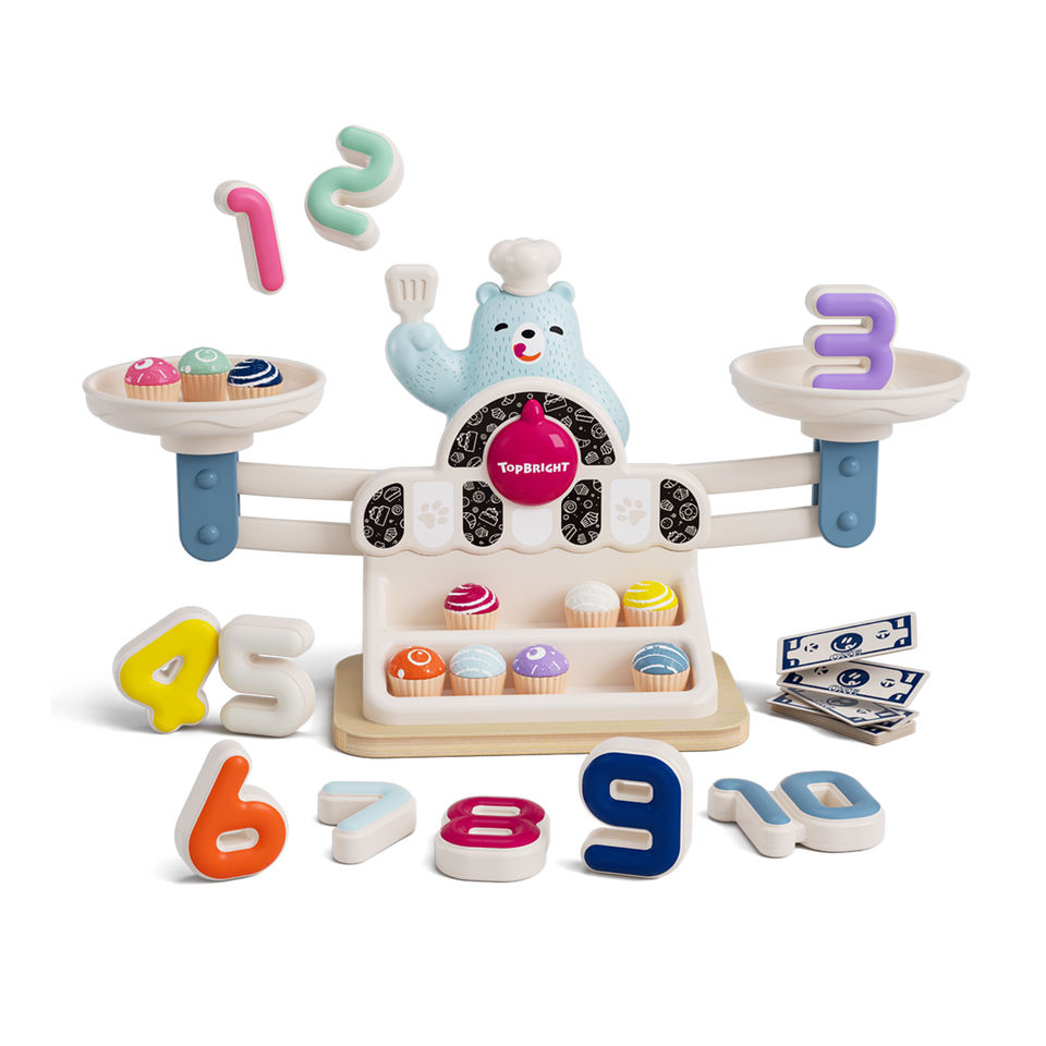 TopBright - Gioco educativo Bilancia Yummy Bear