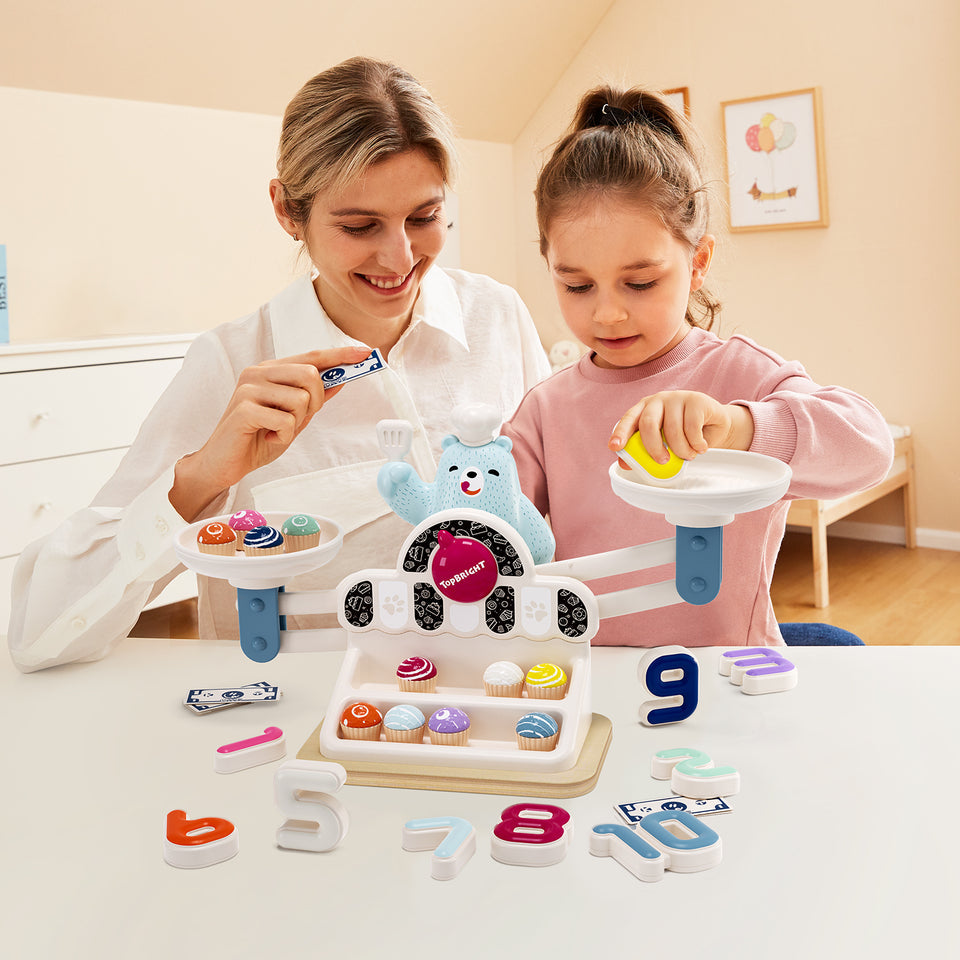 TopBright - Gioco educativo Bilancia Yummy Bear