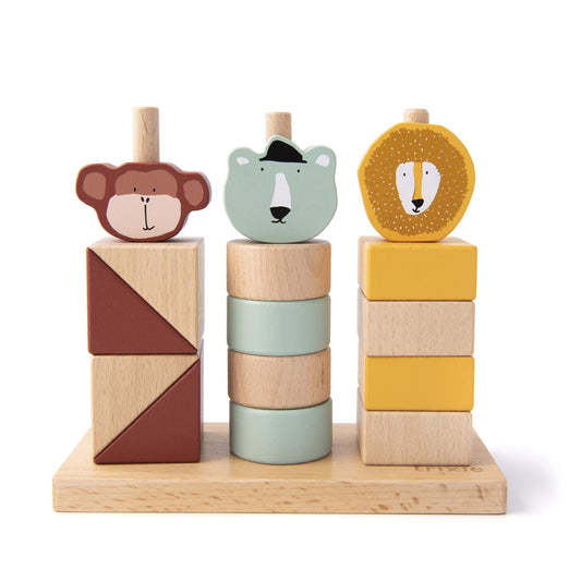 Trixie - Blocchi di animali impilabili in legno