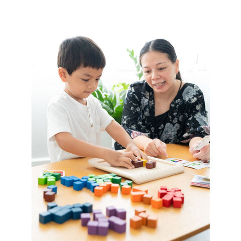 Plan Toys - 100 Cubi di conteggio