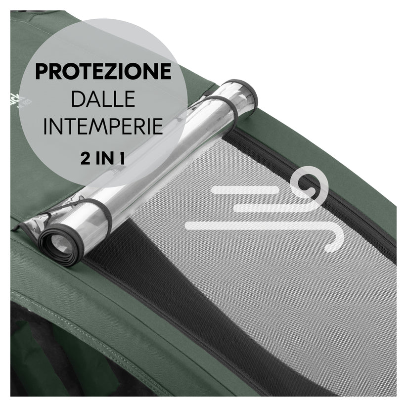 Hauck - Dryk Duo Plus rimorchio per bici