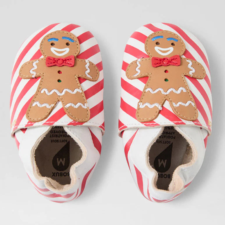 Bobux - Soft Sole Gingy - White-Poppy