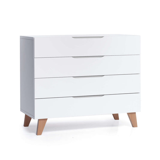 Alondra - Cassettiera bambini legno (4 cassetti) stile nordico