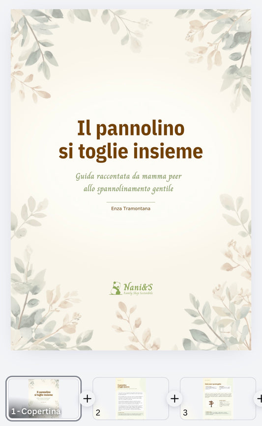 Il pannolino si toglie insieme — Guida PDF allo spannolinamento gentile