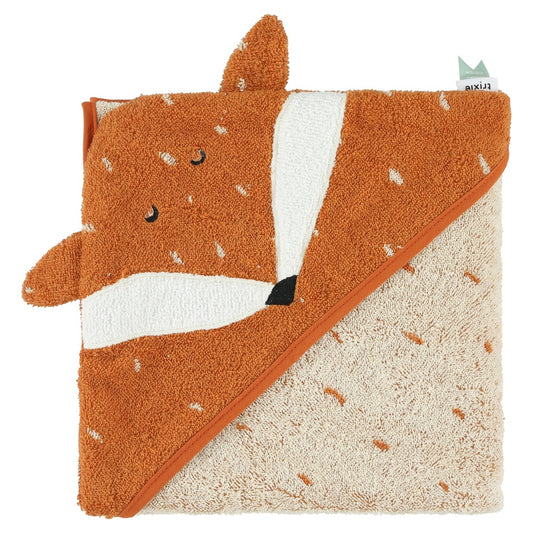 Trixie - Asciugamano con cappuccio - Mr. Fox - 75 X 75 cm