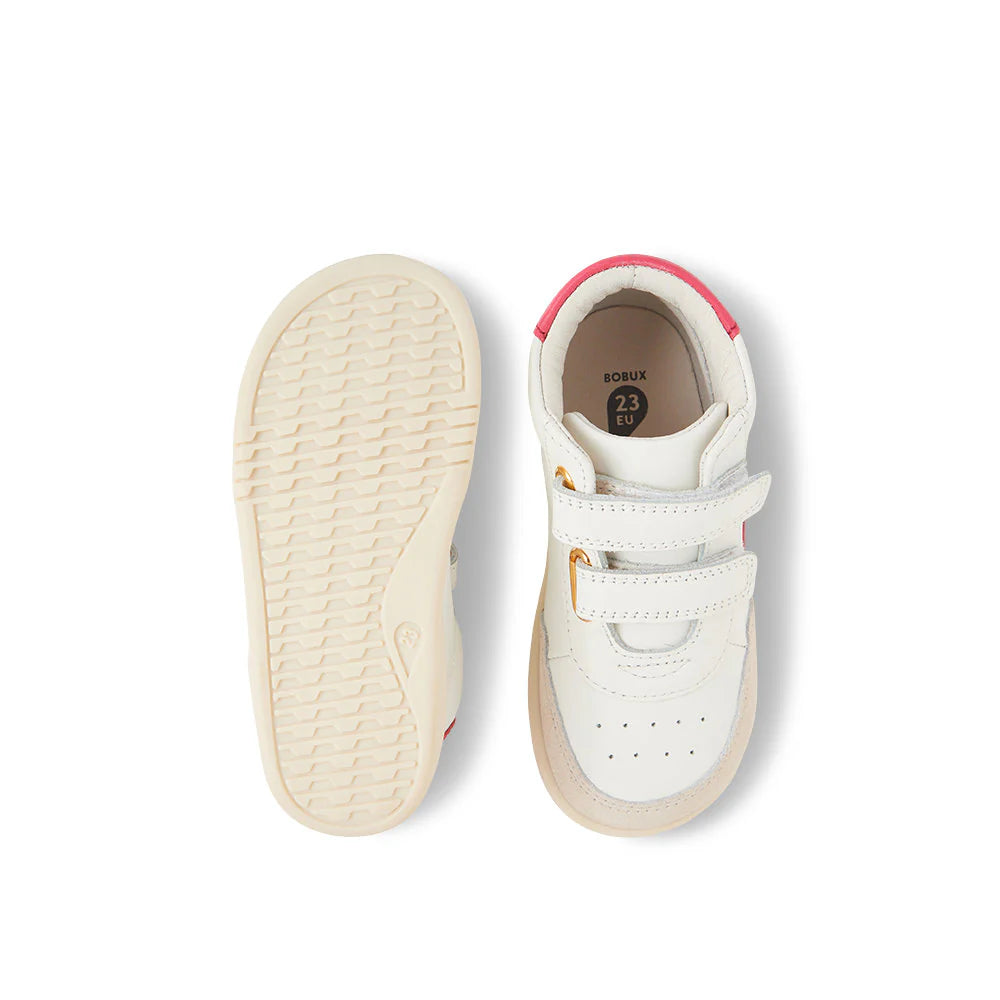 Bobux - Champ High - Chalk-Radiant Red