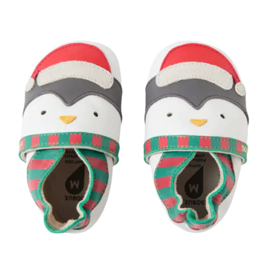 Bobux - Soft Sole Jingle - White-Poppy