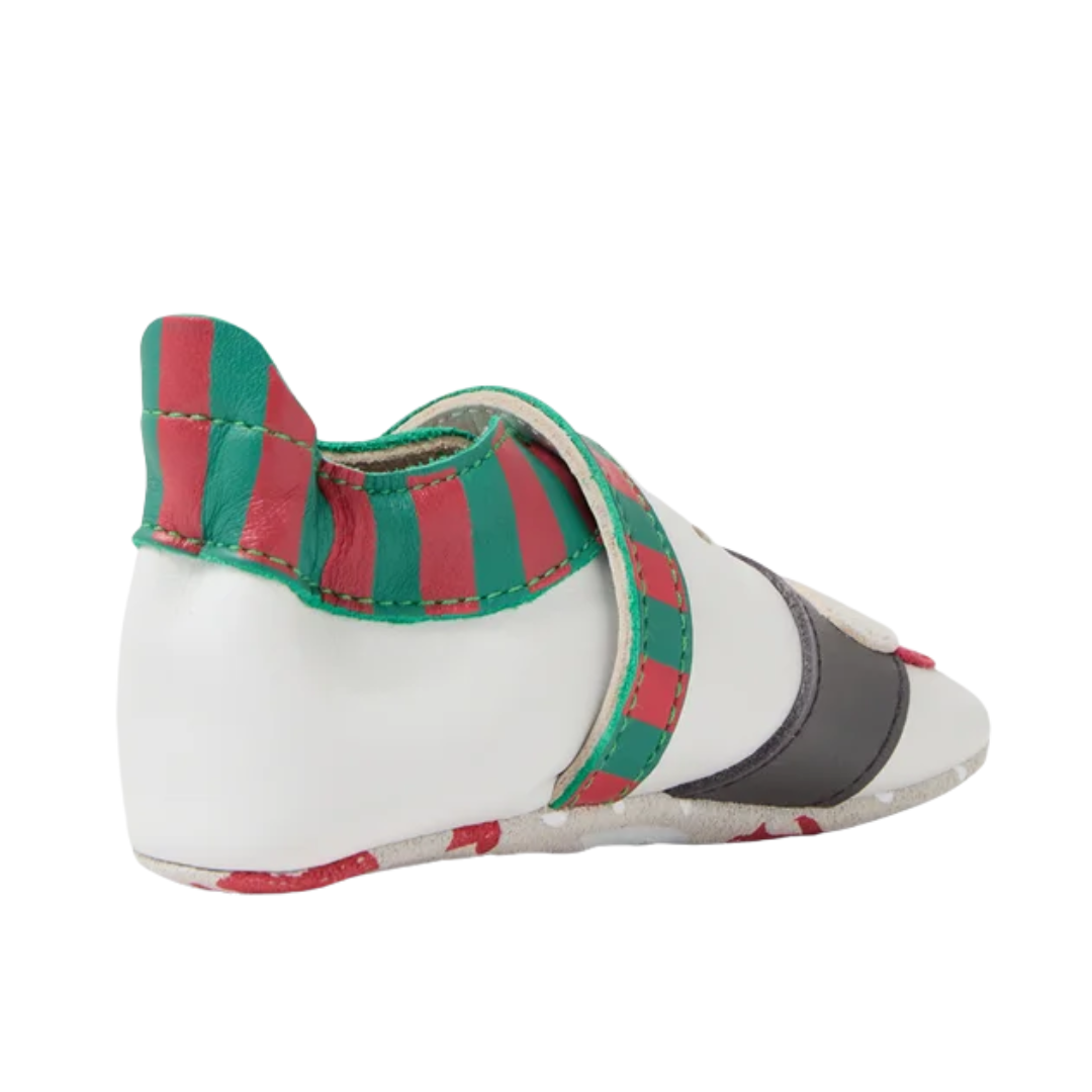 Bobux - Soft Sole Jingle - White-Poppy