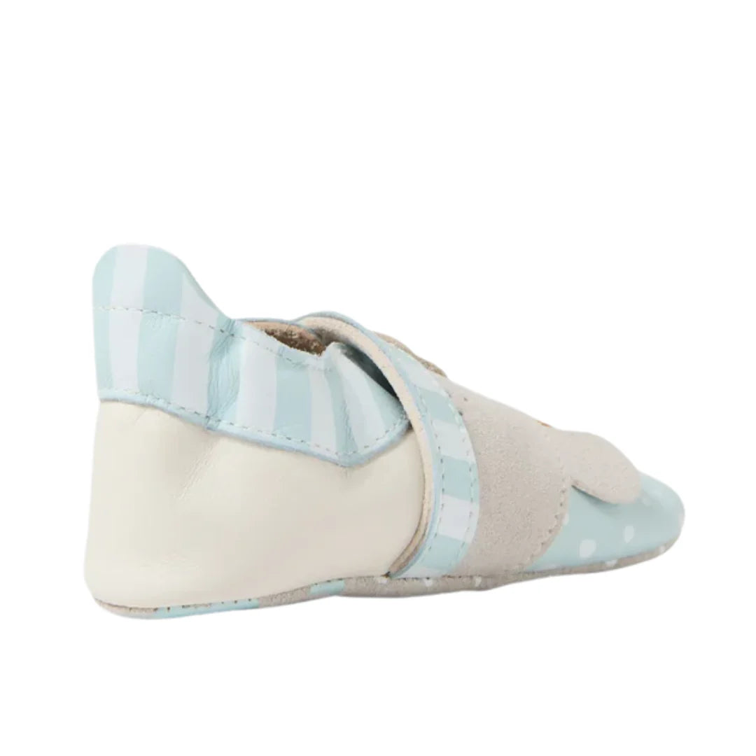 Bobux - Soft Sole Cubby - White-Seafoam