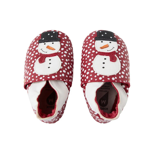 Bobux - Soft Sole Snowie Red-White