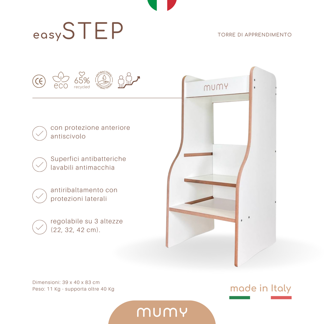 Mumy - Torre d'apprendimento EasyStep